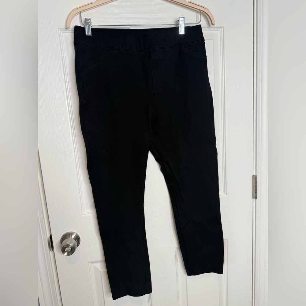 SPANX Black High-Rise Leggings, size women’s XL